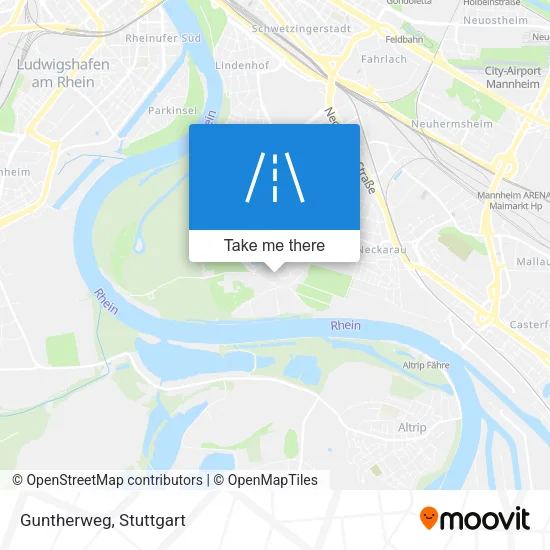 Guntherweg map