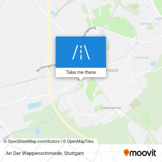 An Der Wappenschmiede map