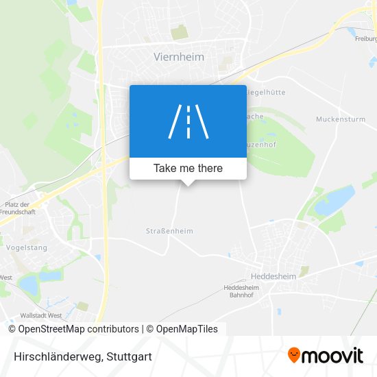 Hirschländerweg map