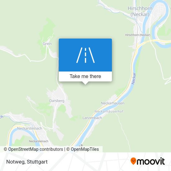 Notweg map