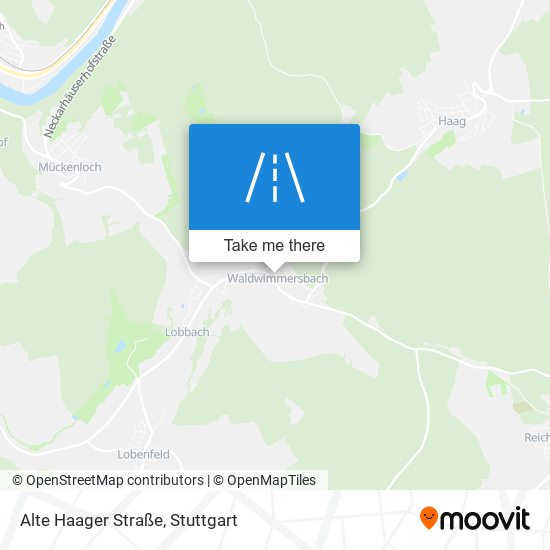 Карта Alte Haager Straße