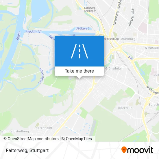 Карта Falterweg