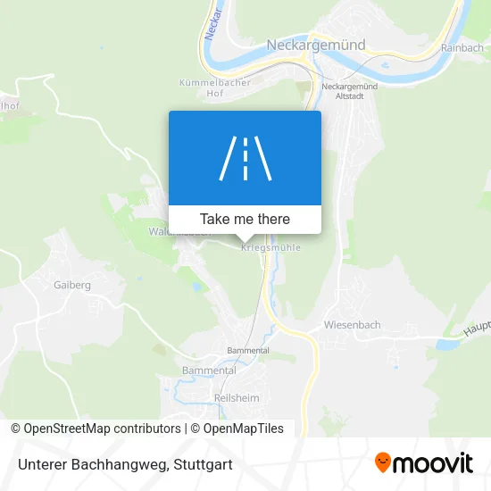 Карта Unterer Bachhangweg