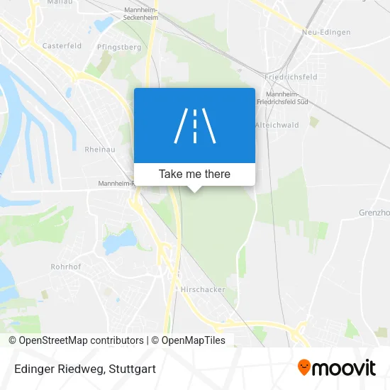 Карта Edinger Riedweg