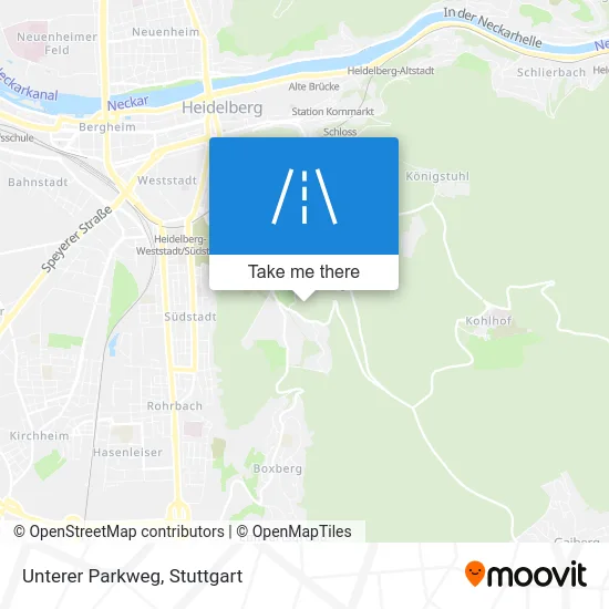 Карта Unterer Parkweg