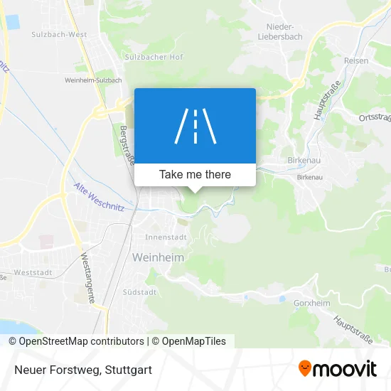 Карта Neuer Forstweg