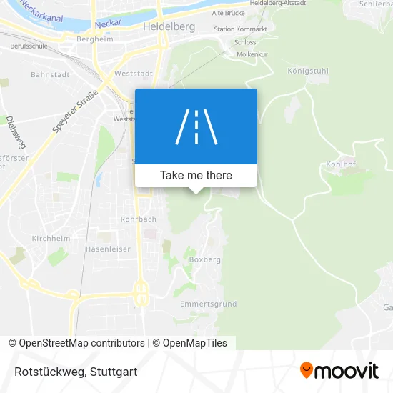 Карта Rotstückweg