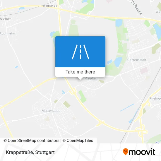 Карта Krappstraße