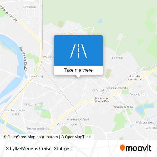 Sibylla-Merian-Straße map