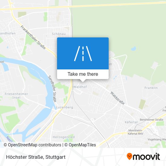 Höchster Straße map