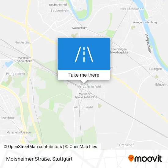 Карта Molsheimer Straße