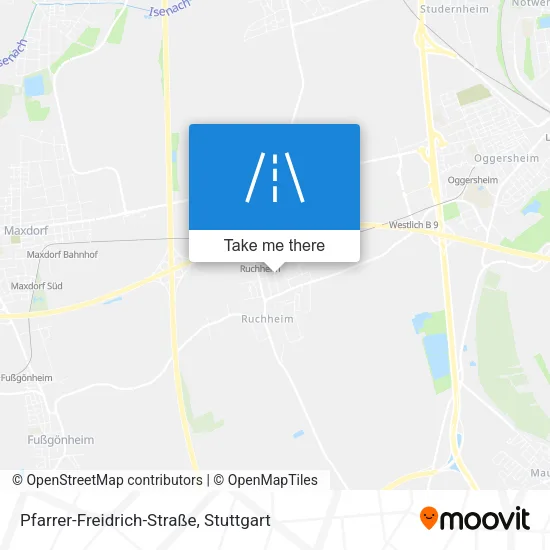 Карта Pfarrer-Freidrich-Straße