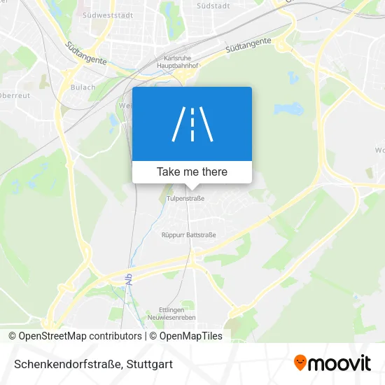 Карта Schenkendorfstraße
