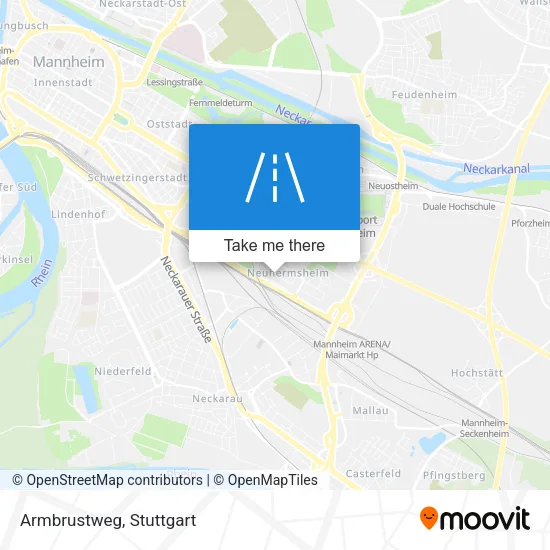 Карта Armbrustweg