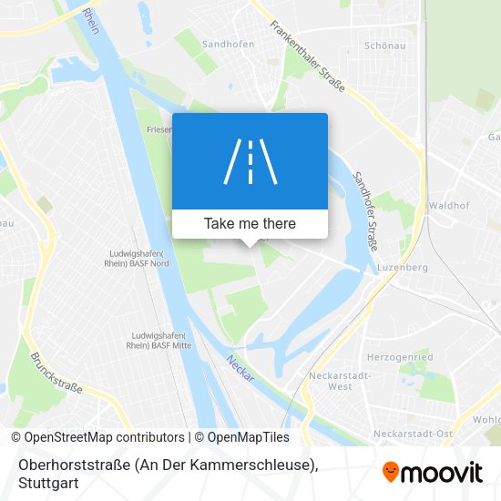 Карта Oberhorststraße (An Der Kammerschleuse)