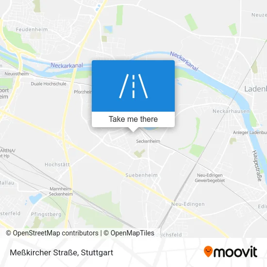 Карта Meßkircher Straße