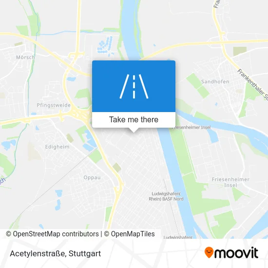 Карта Acetylenstraße