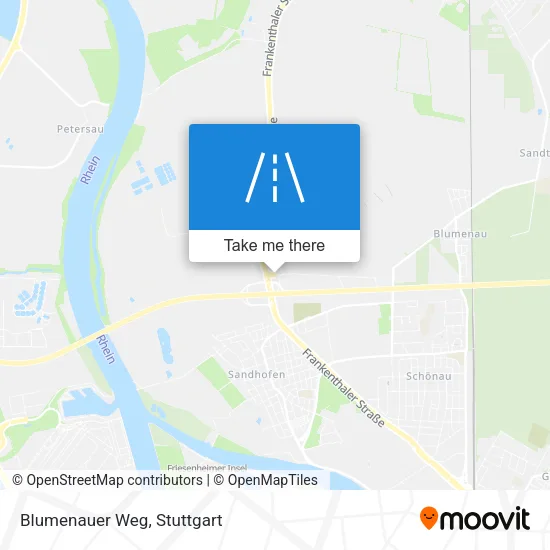Карта Blumenauer Weg