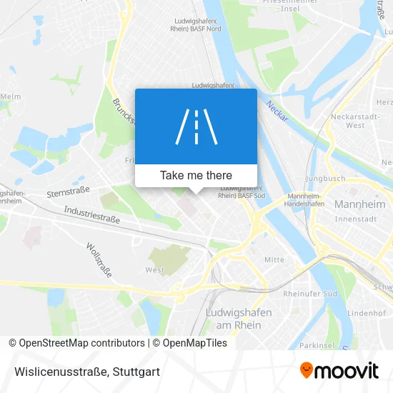 Карта Wislicenusstraße