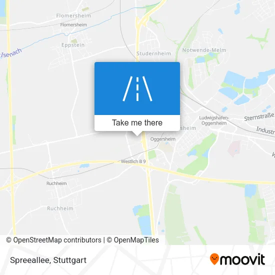 Карта Spreeallee