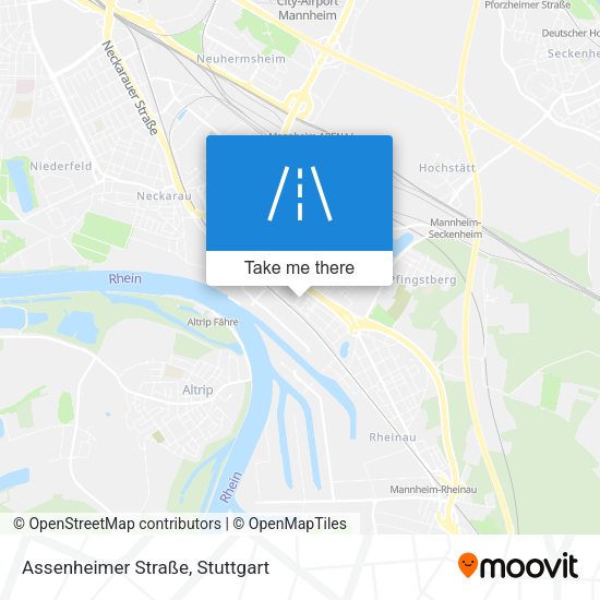 Карта Assenheimer Straße