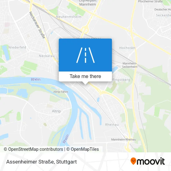 Карта Assenheimer Straße