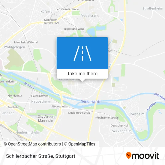 Карта Schlierbacher Straße