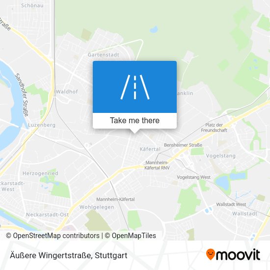 Карта Äußere Wingertstraße