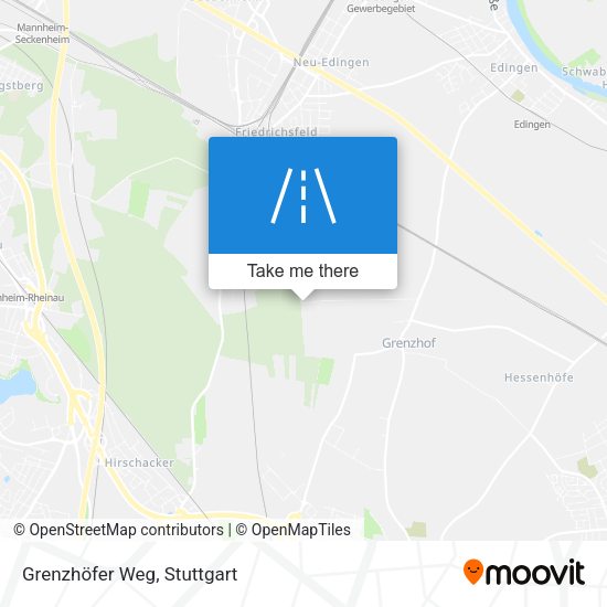 Grenzhöfer Weg map