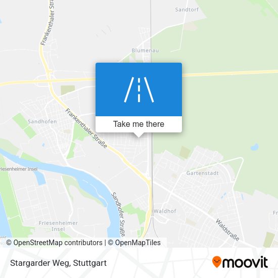 Карта Stargarder Weg