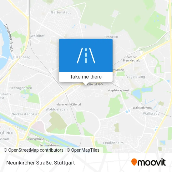Карта Neunkircher Straße