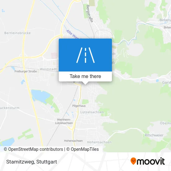 Карта Stamitzweg