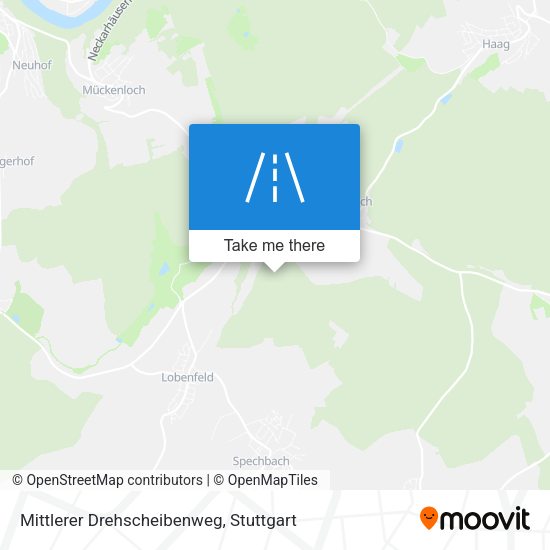 Mittlerer Drehscheibenweg map