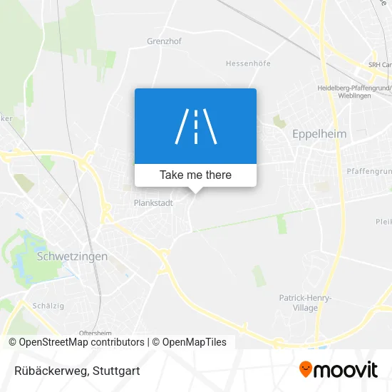 Карта Rübäckerweg