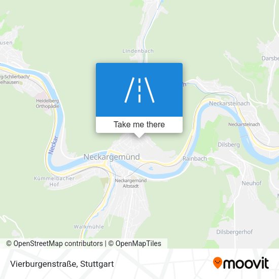 Vierburgenstraße map