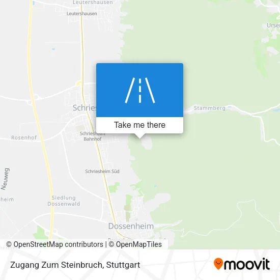 Карта Zugang Zum Steinbruch