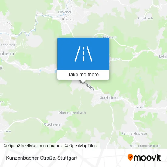 Карта Kunzenbacher Straße