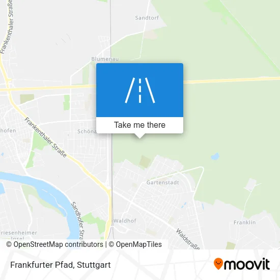 Карта Frankfurter Pfad