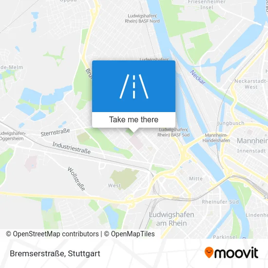 Карта Bremserstraße