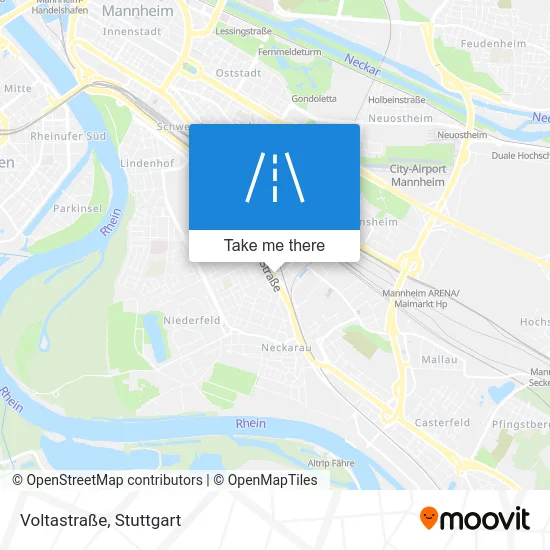 Карта Voltastraße