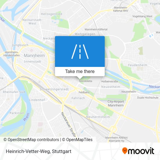 Heinrich-Vetter-Weg map
