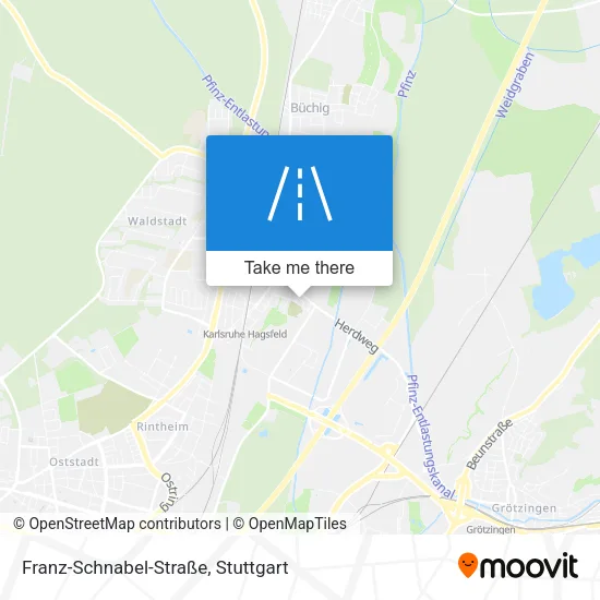 Карта Franz-Schnabel-Straße