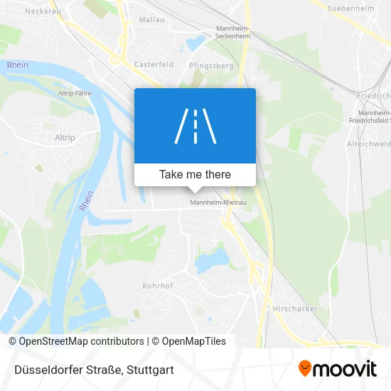 Карта Düsseldorfer Straße