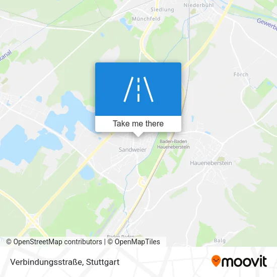 Карта Verbindungsstraße