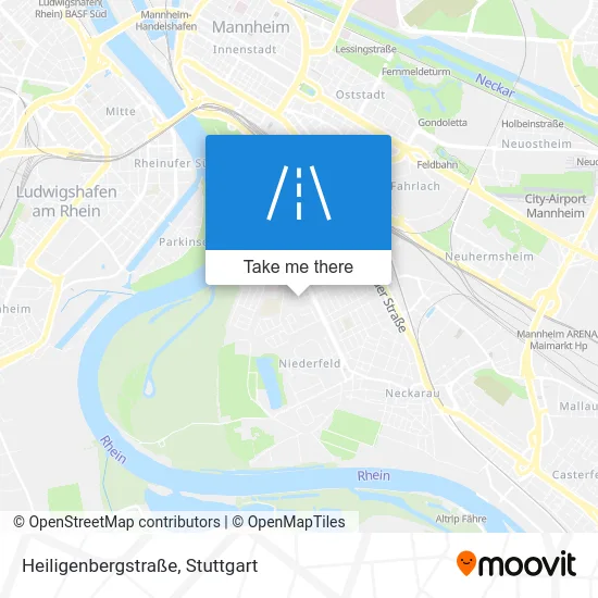 Карта Heiligenbergstraße