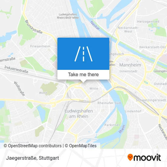 Карта Jaegerstraße
