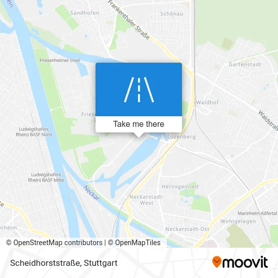 Карта Scheidhorststraße