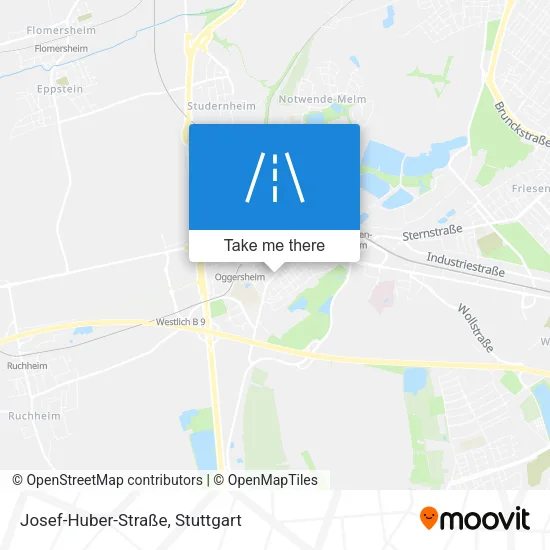 Карта Josef-Huber-Straße