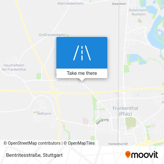 Bentritesstraße map
