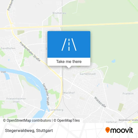 Карта Stegerwaldweg